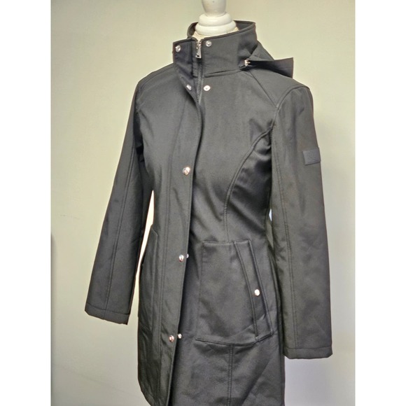 Black Ralph Lauren XS Full Zip and Button Winter Pea Coat NWOT - Picture 3 of 12